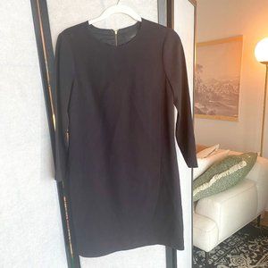 J. Crew Black 3/4 Sleeve Mini Dress, Size 4
